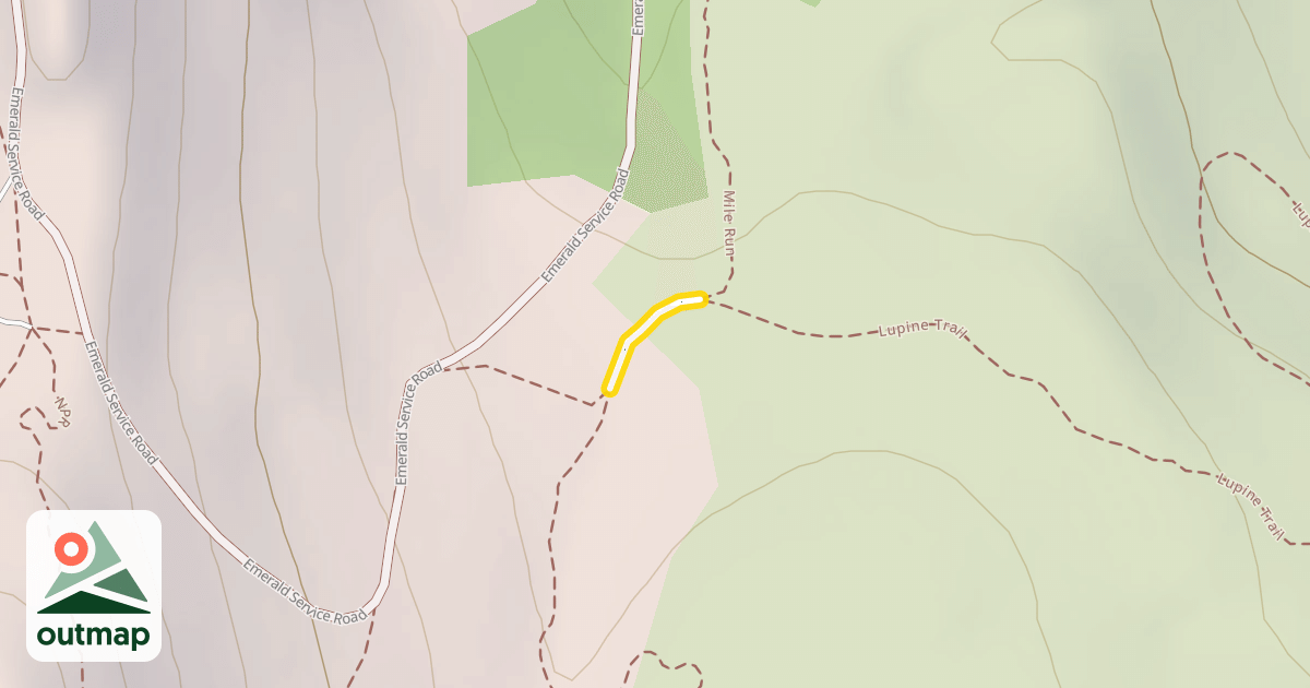 Map of Lupine Trail