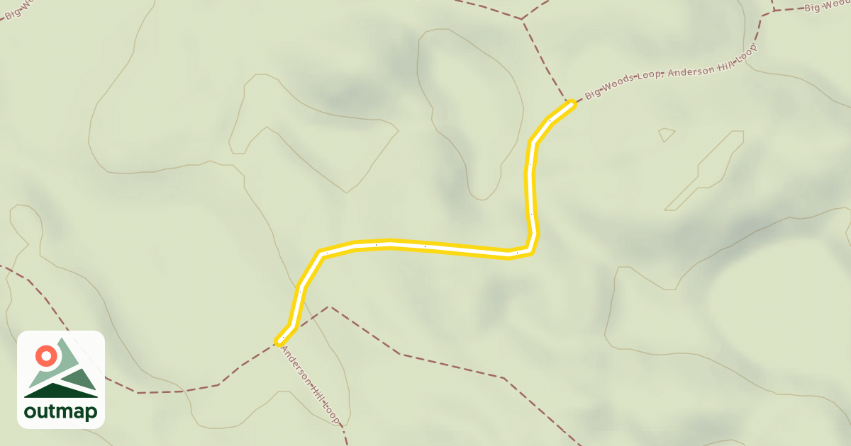 Map of Anderson Hill Loop