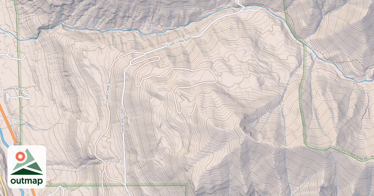 Map of CUTLER CREEK