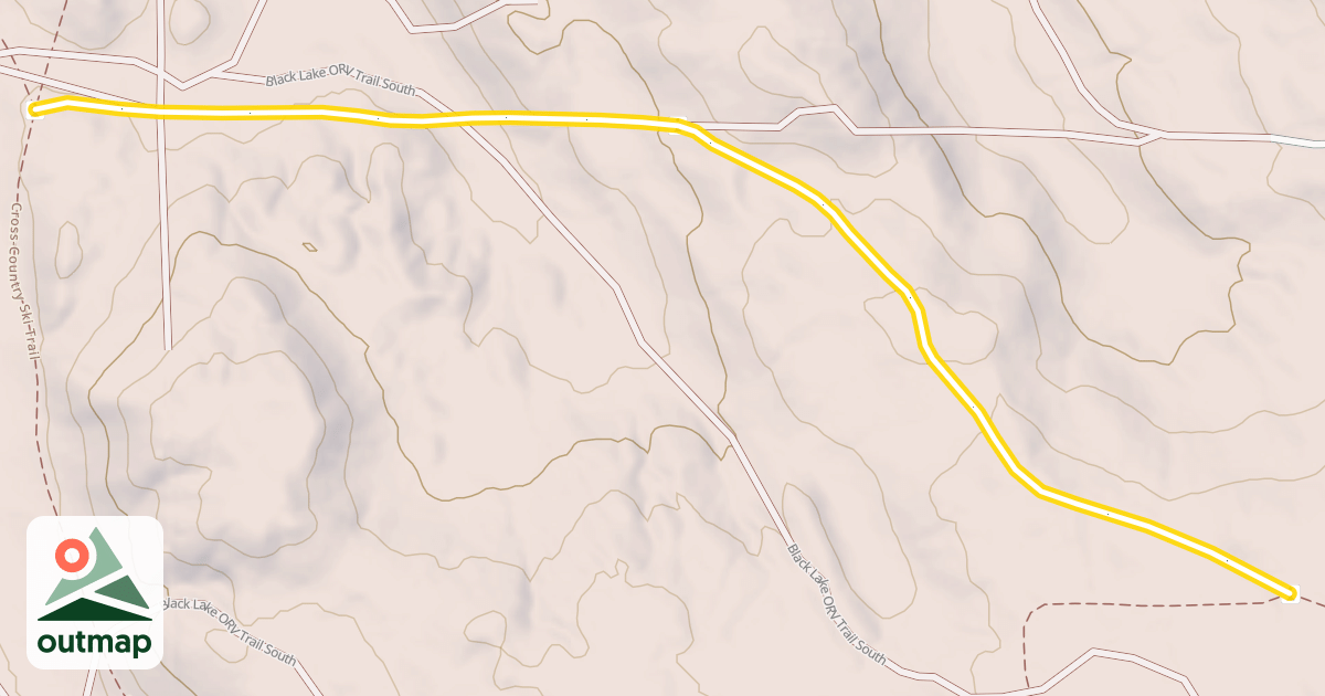 Map of Cross-Country Ski Trail