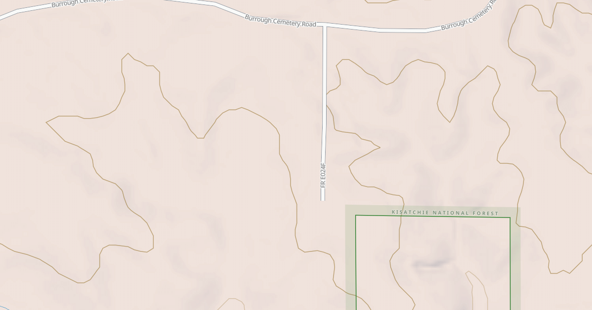 Map preview of USFS Motor Vehicle Use Map Roads {2D6198FA-D07D-4A69-BC1D-D0651CDC73ED}