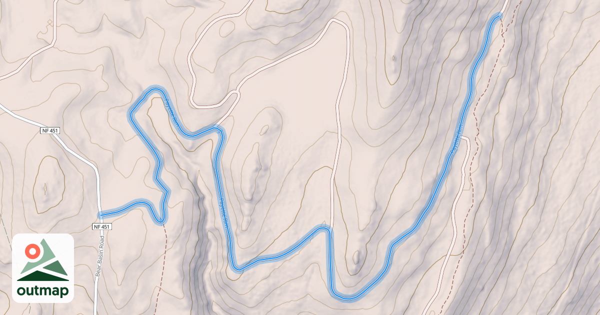 Map of Payette Rim