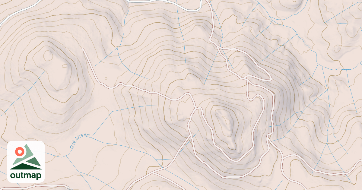 Map of Main Bear Valley Ohv Loop