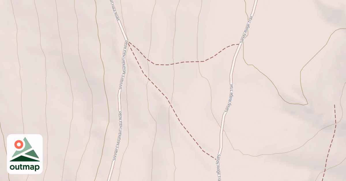 Map of Michaux State Forest – Snowmobile Trail System (Southern)