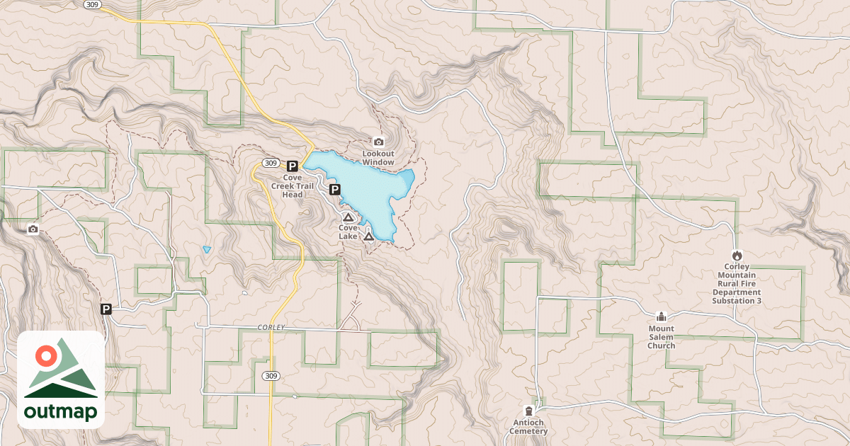 Map of BRAMLETT