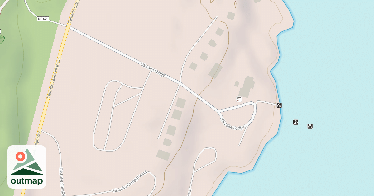 Map of ELK LAKE LODGE