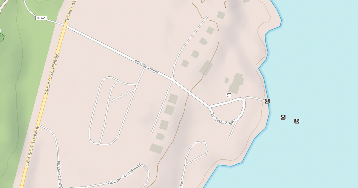 Map preview of ELK LAKE LODGE