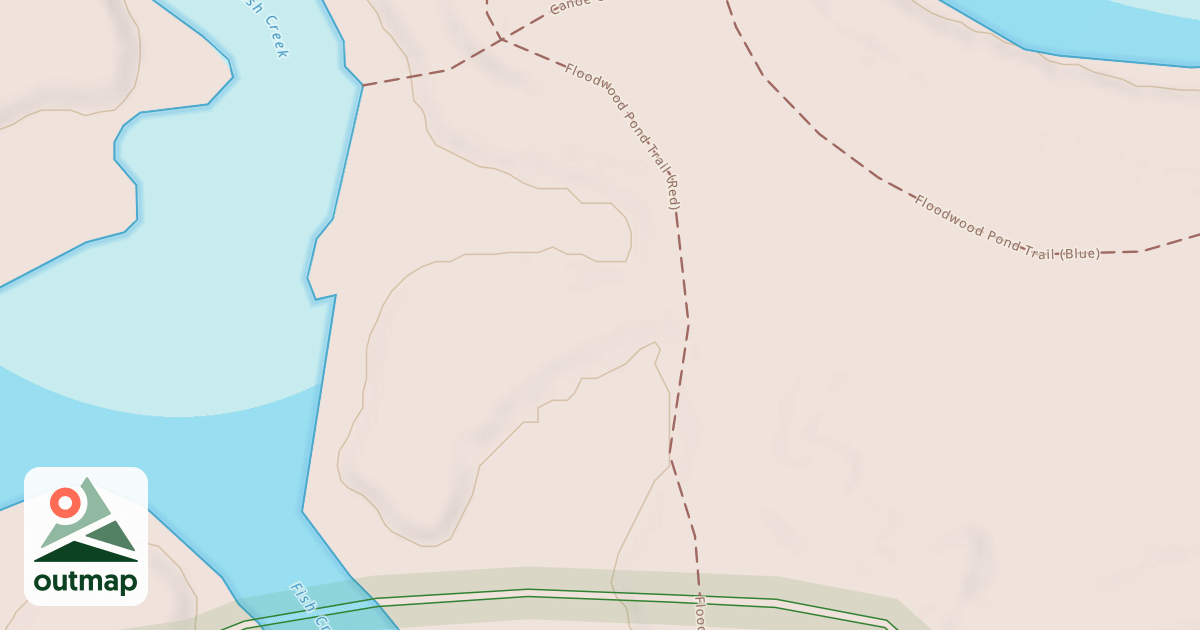 Map of Little Square Pond Trail