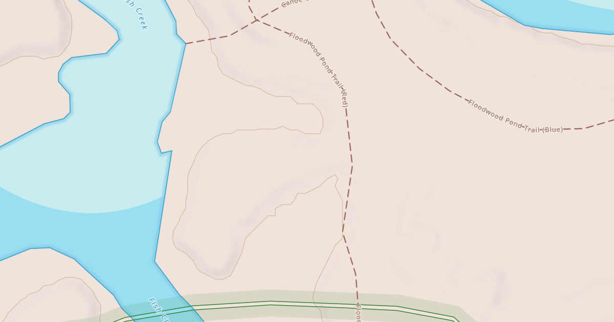 Map preview of Little Square Pond Trail