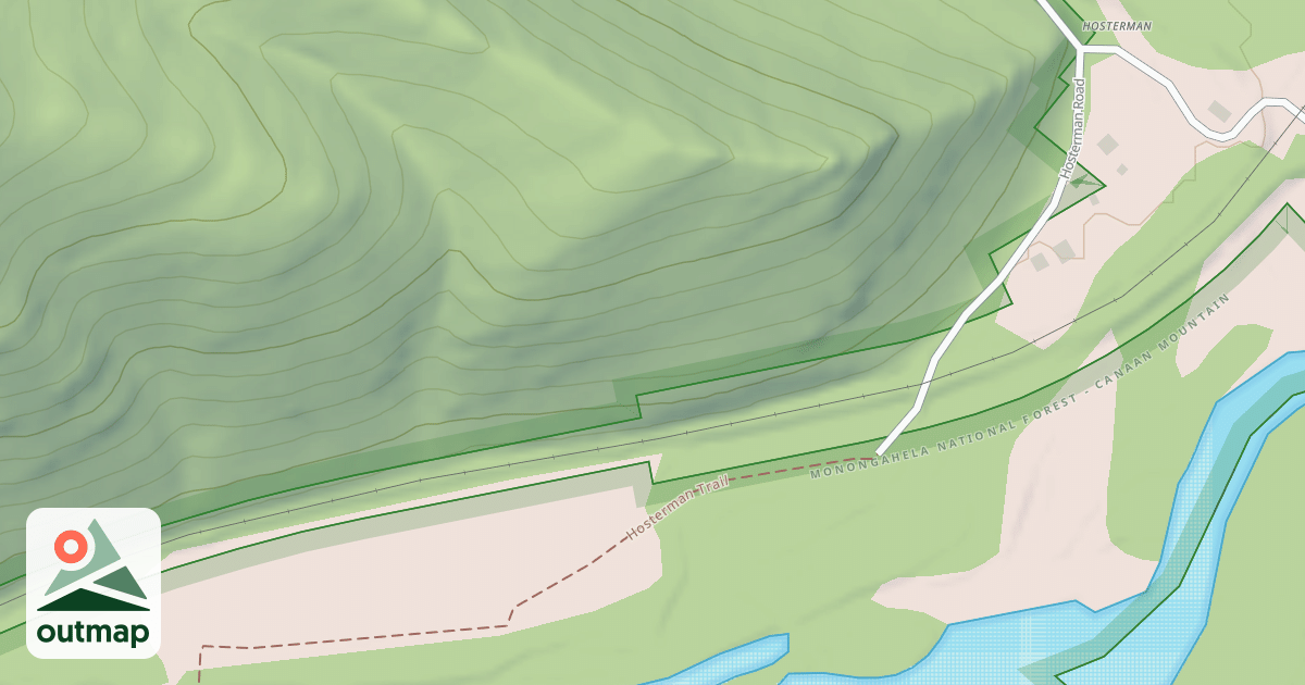 Map of HOSTERMAN
