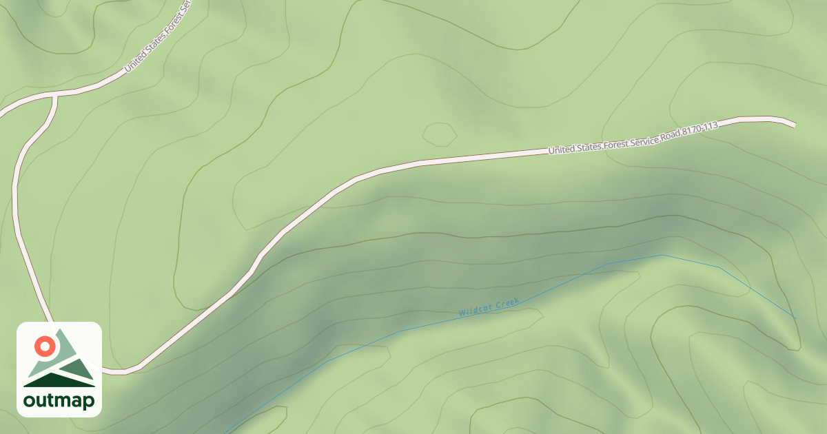 Map of USFS Motor Vehicle Use Map Roads {E6013CBE-139D-4B59-83B3-BCFE0B05D223}