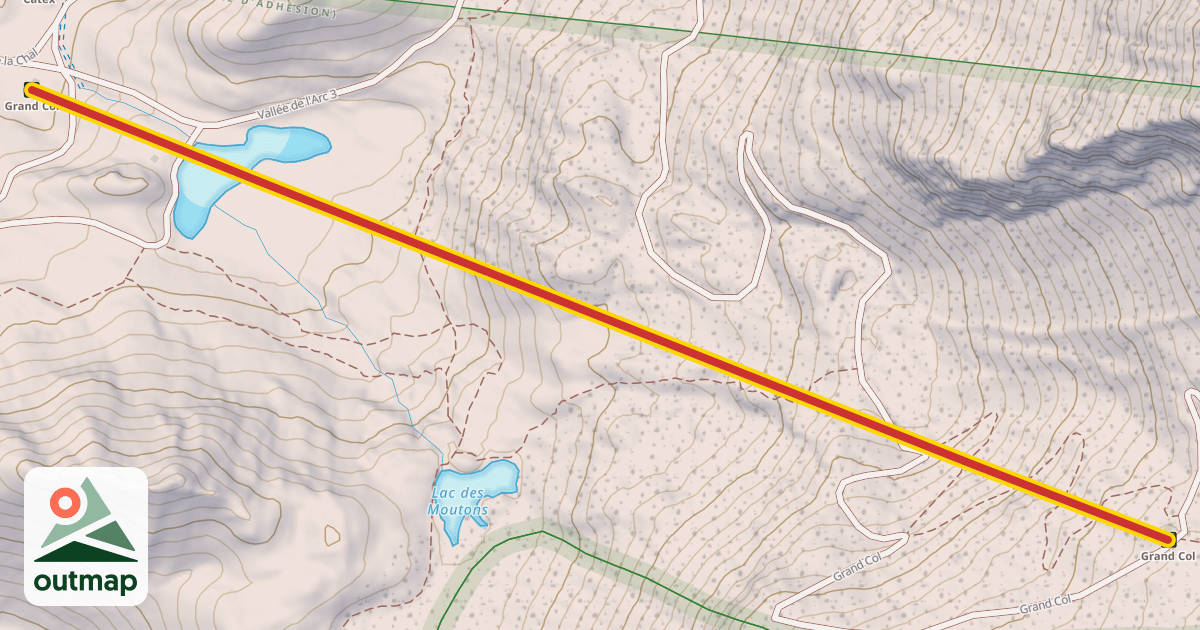 Map of Grand Col