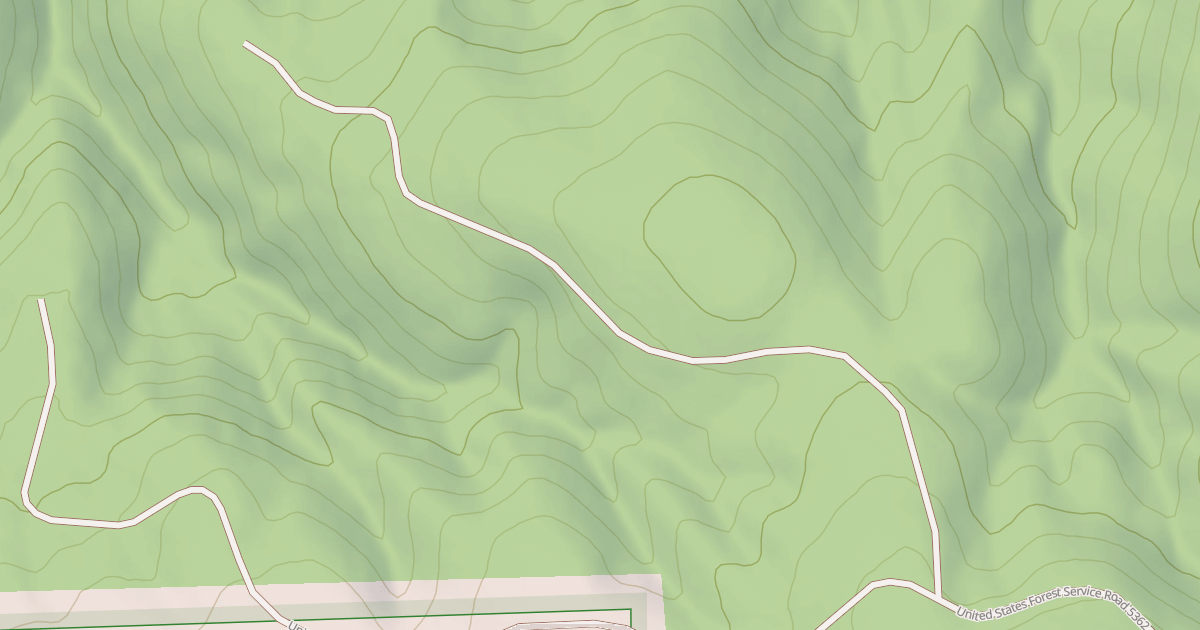 Map preview of USFS Motor Vehicle Use Map Roads {5186626C-AA29-499A-BD5A-9A5B07BC05BE}