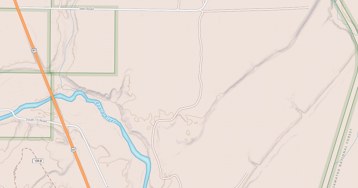 Map preview of BAKER CREEK SPUR B