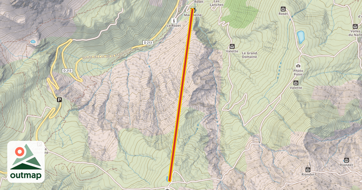 Map of Madeleine