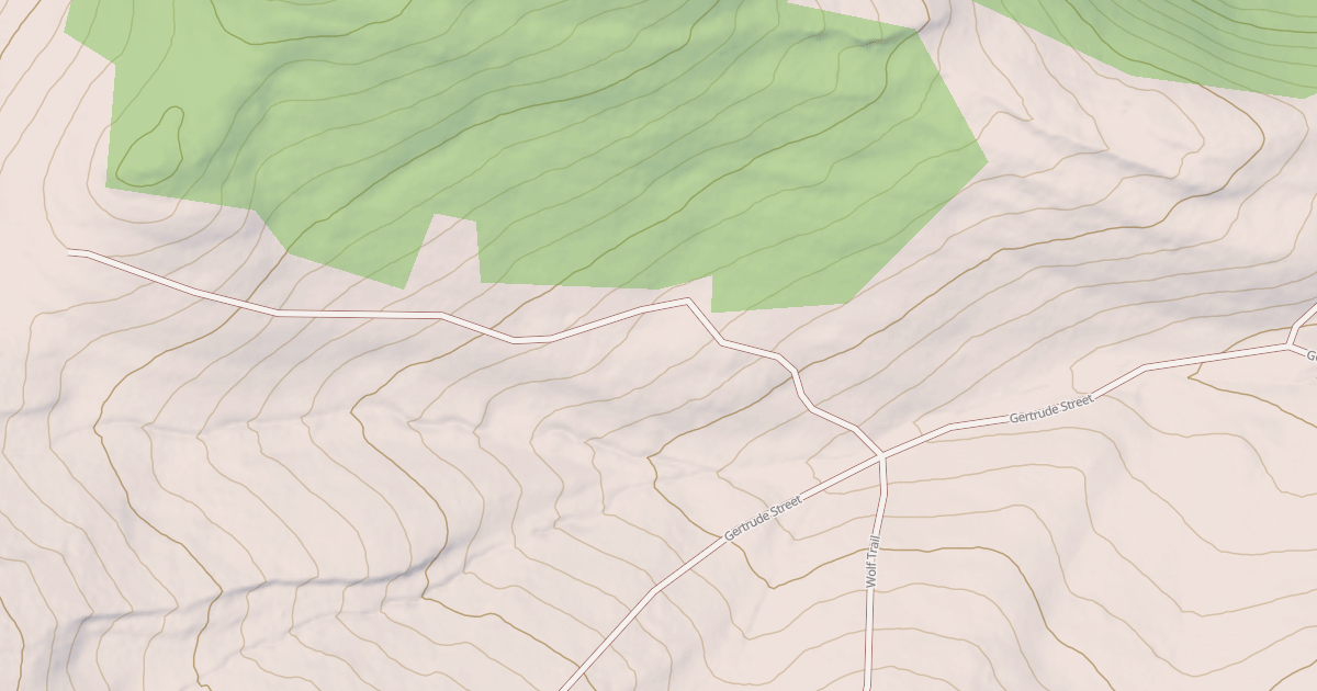 Map preview of COLD SPRINGS 4 WD