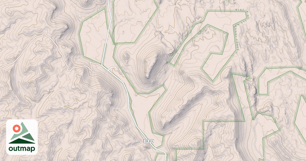 Map of CARROLL CREEK BR 1G