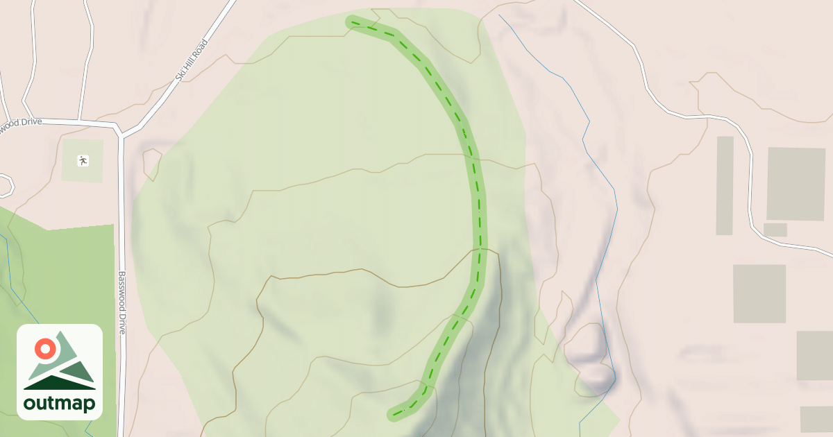 Map of Quarter Mile Run