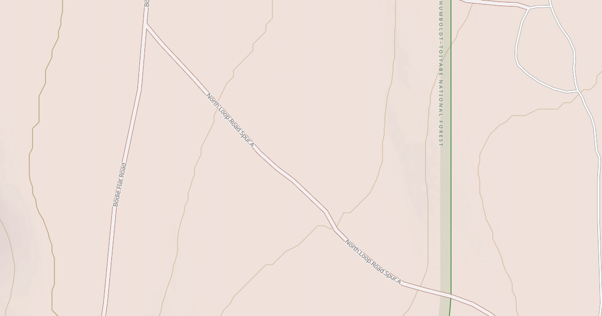 Map preview of NORTH LOOP ROAD SPUR A