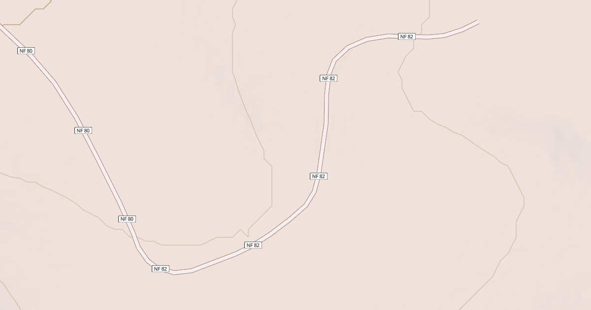 Map preview of USFS Motor Vehicle Use Map Roads {31D1A6C6-EA36-4FC0-8219-BDF6D99DEFCC}