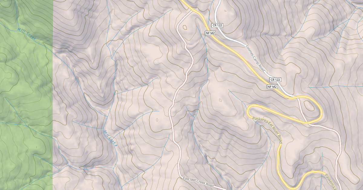Map preview of EAST MILL CREEK