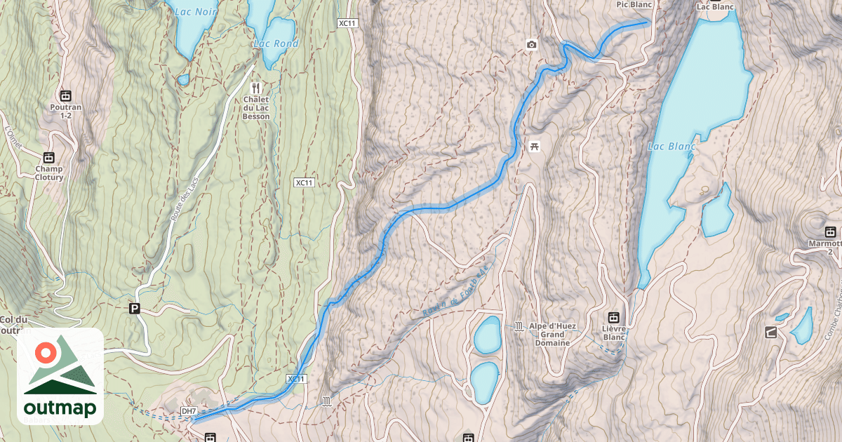 Map of Chamois