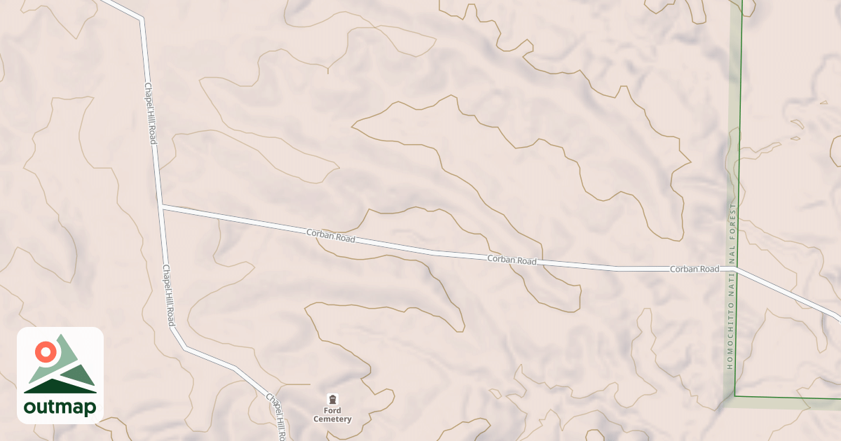 Map of CORBEN