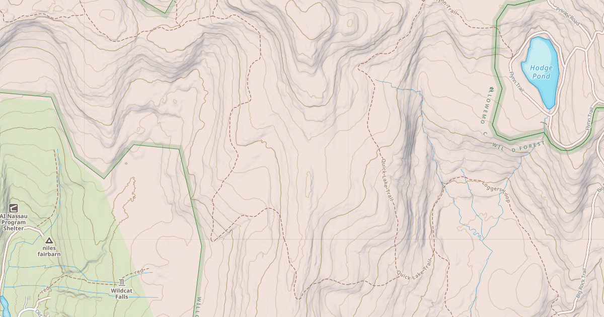 Map preview of Quick Lake Snowmoblie Trail