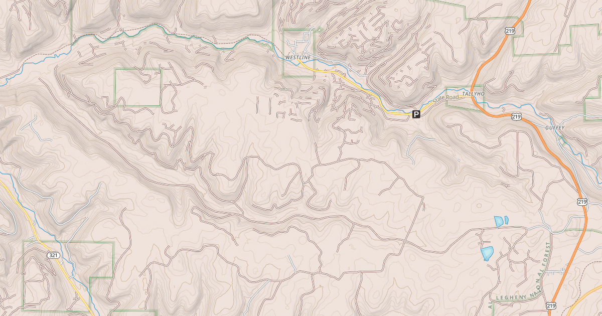 Map preview of MEADE RUN