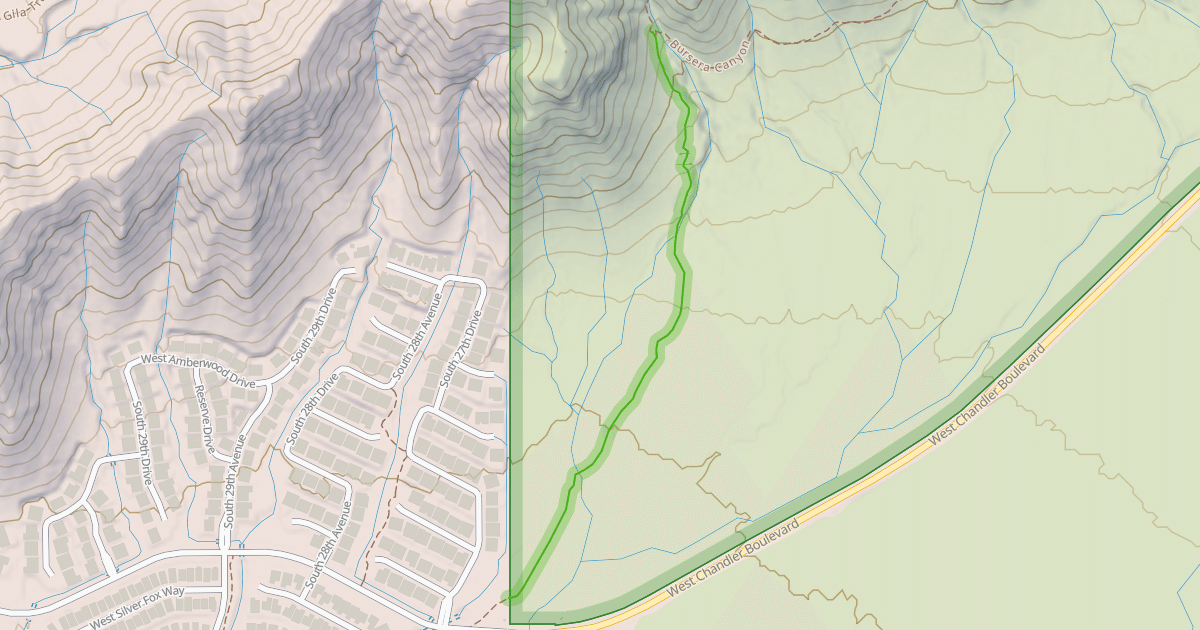 Map preview of Shaughnessey Connector