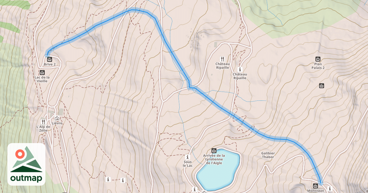 Map of Aigle