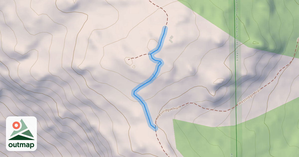 Map of Westridge Connector Trail