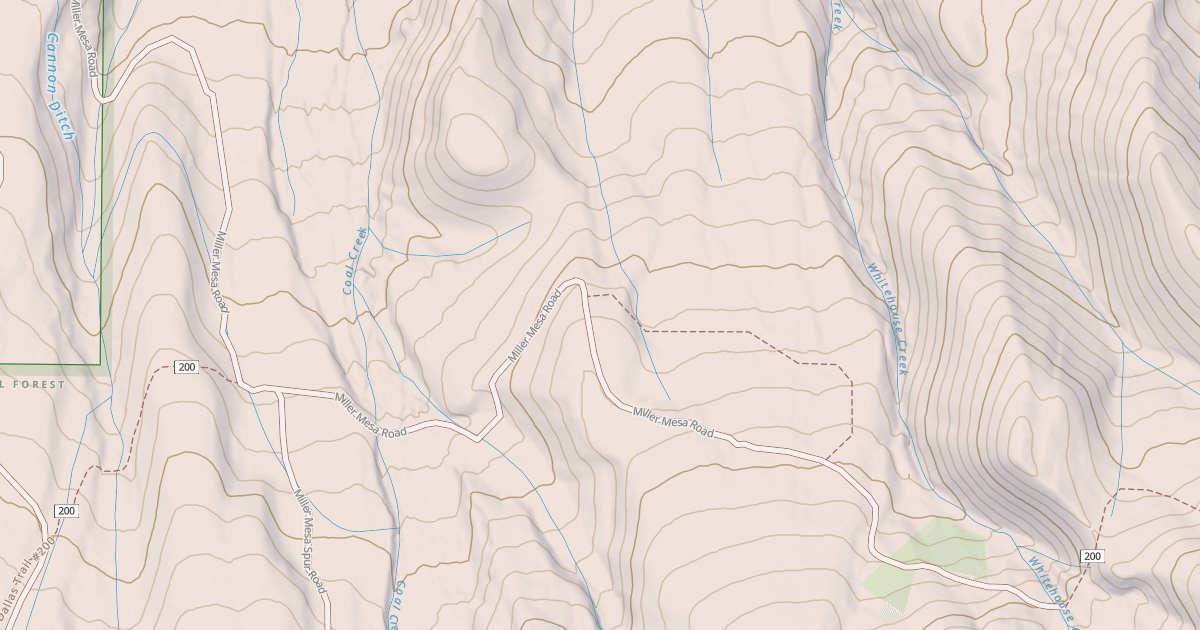 Map preview of MILLER MESA