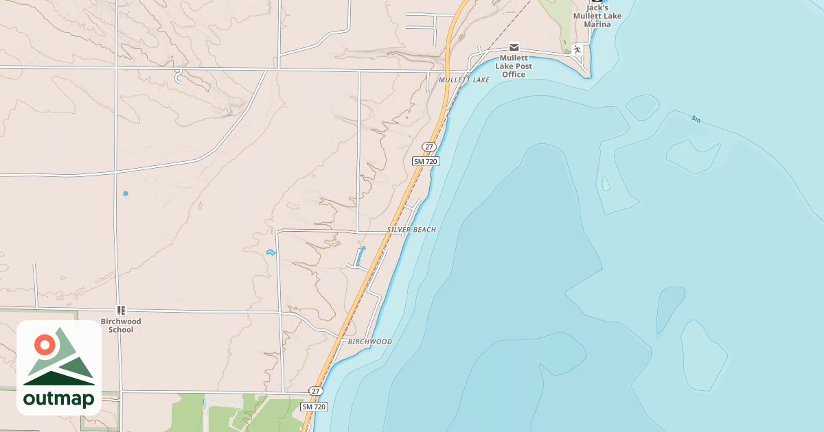 Map of North Central State Trail