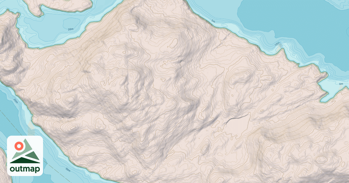 Map of Lake 132