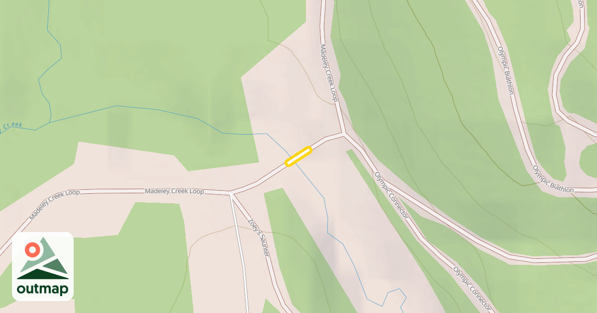 Map of Madeley Creek Loop