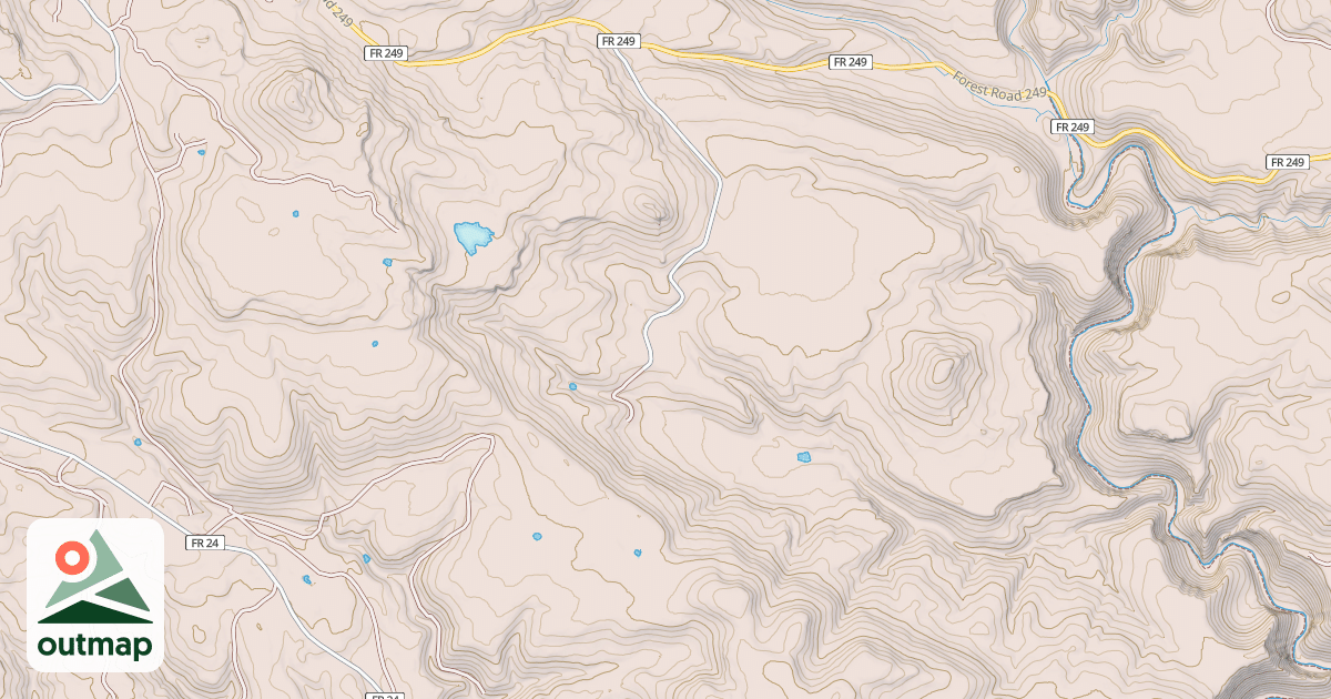 Map of OPEN DRAW