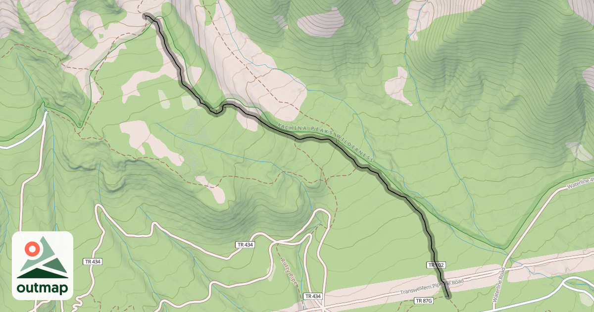 Map of Weatherford Trail
