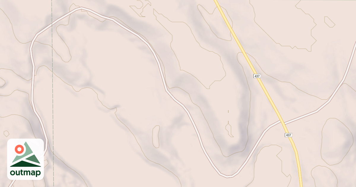 Map of POT LAKE ROAD