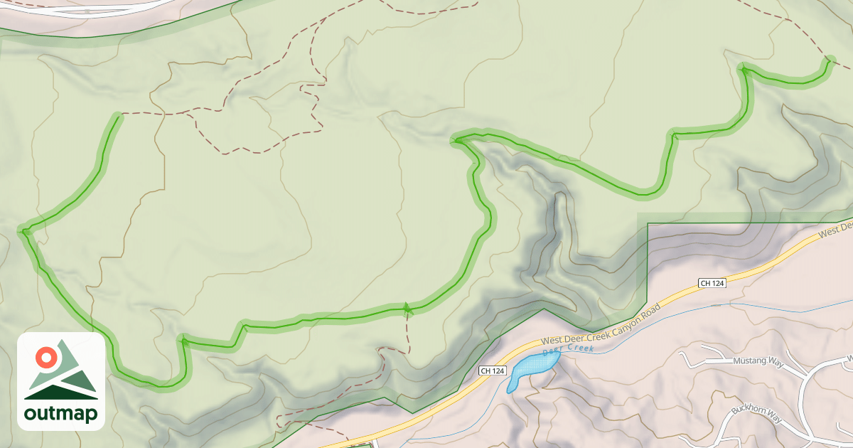 Map of Grazing Elk Trail
