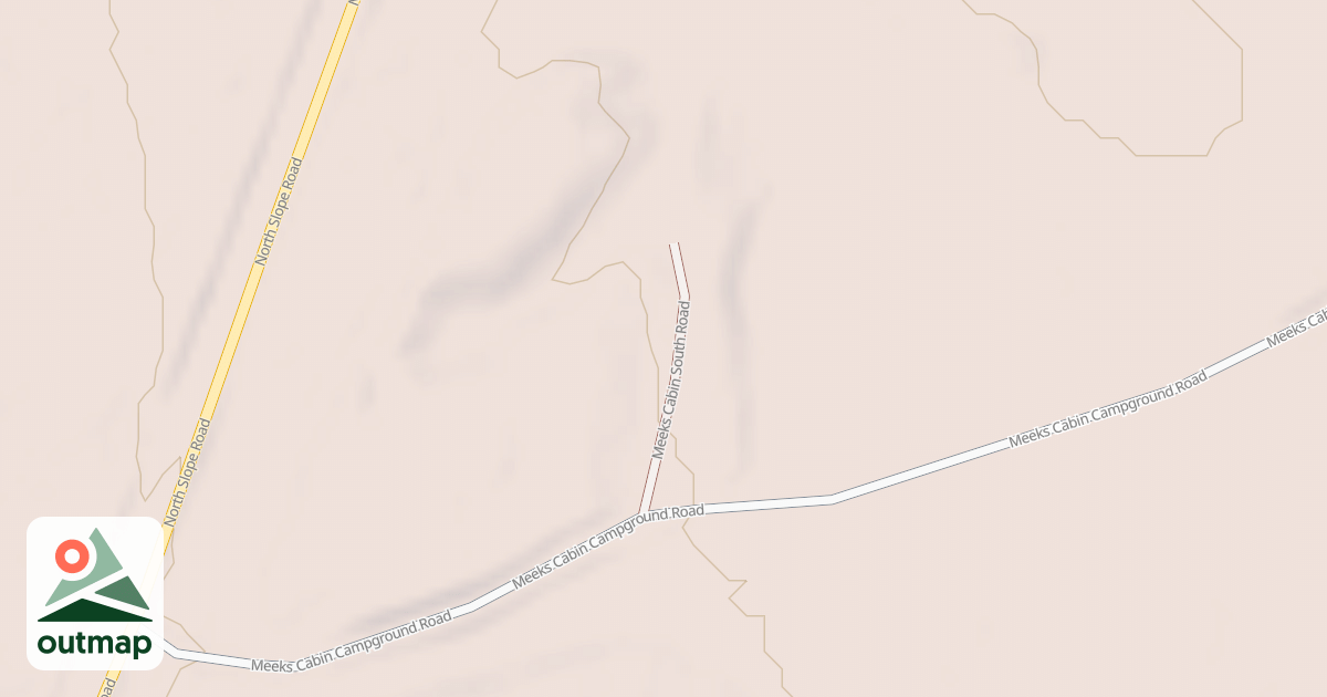 Map of MEEKS CABIN SOUTH