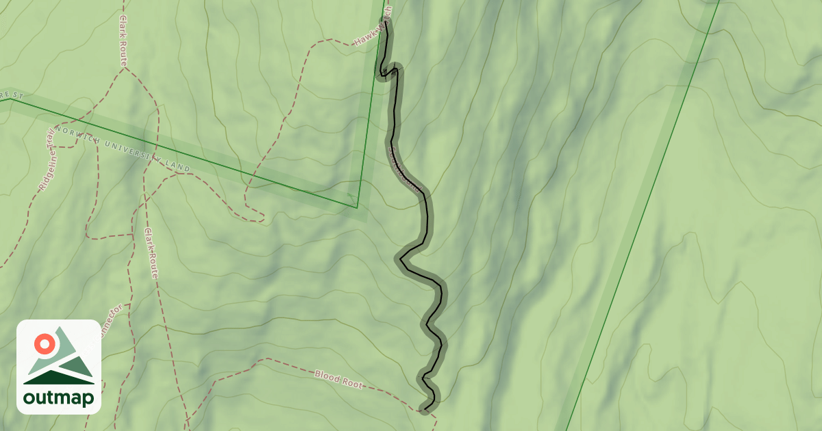 Map of Southbound