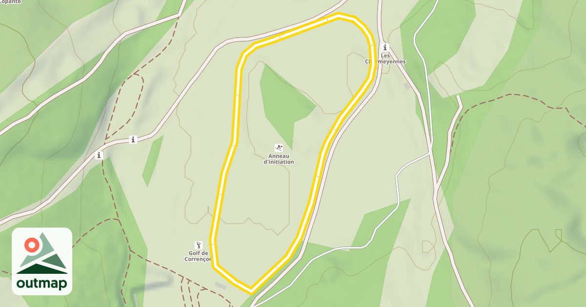 Map of Anneau d'initiation