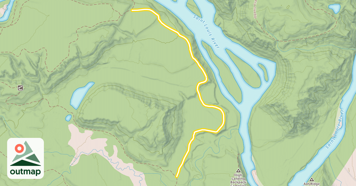 Map of Silver Creek Trail
