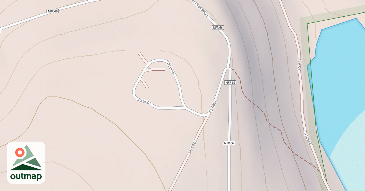 Map of FOREST LAKE CAMPING