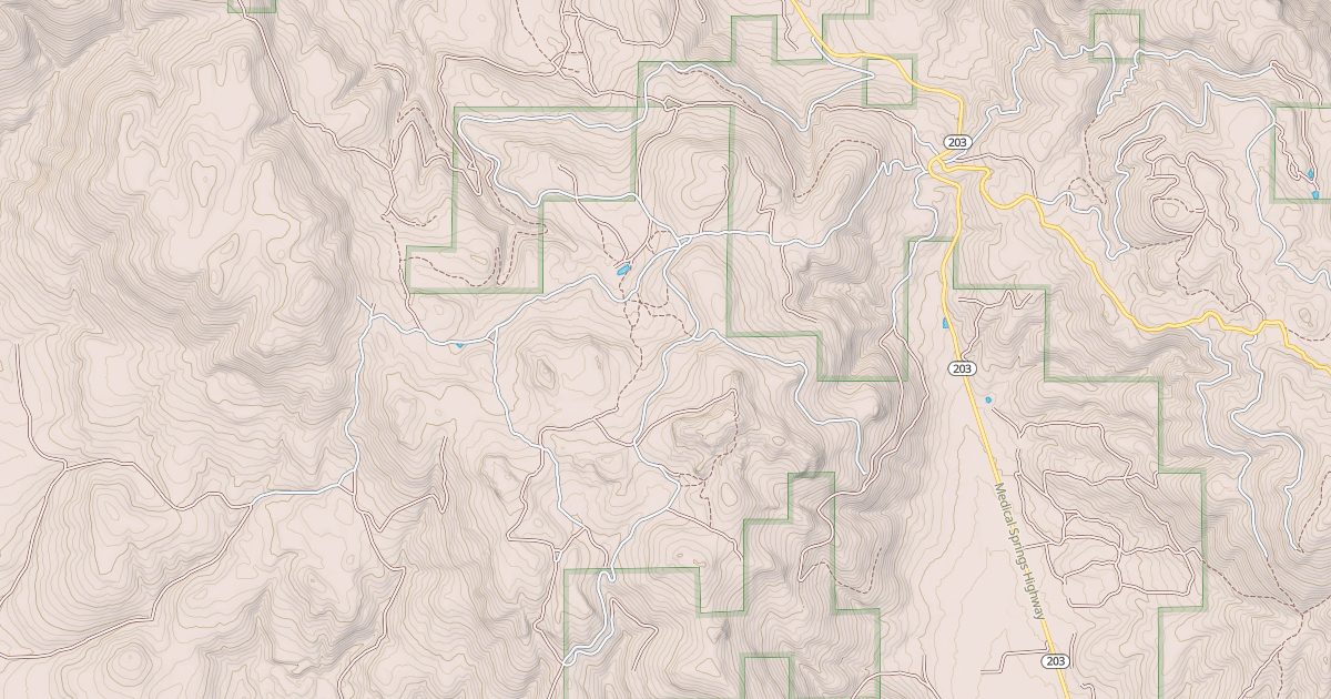 Map preview of S 551 FRAZIER MTN