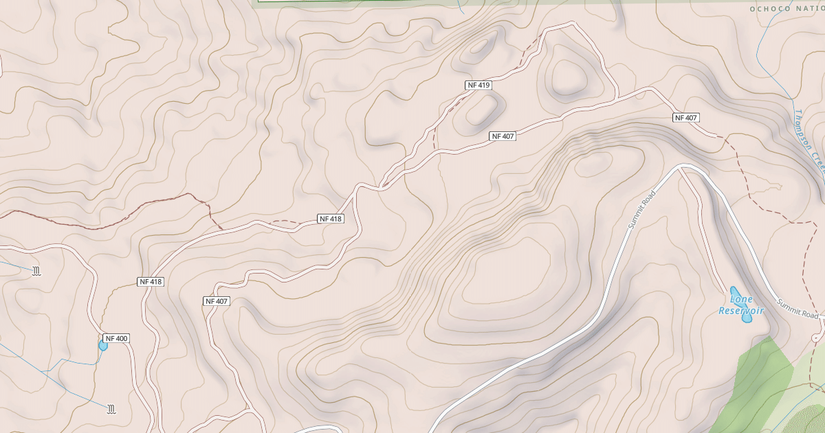 Map preview of USFS National Forest System Roads {161470D4-30E4-41DE-8AC2-5985C28C0227}