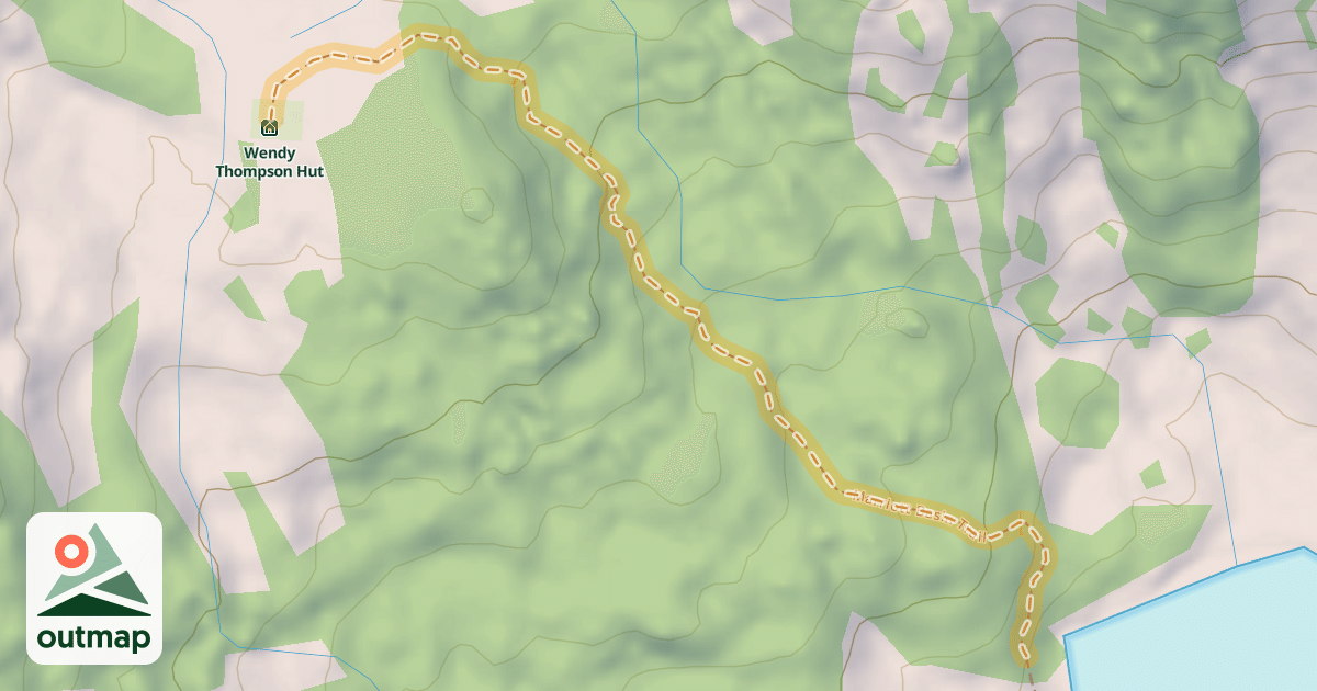 Map of Marriott Basin Trail