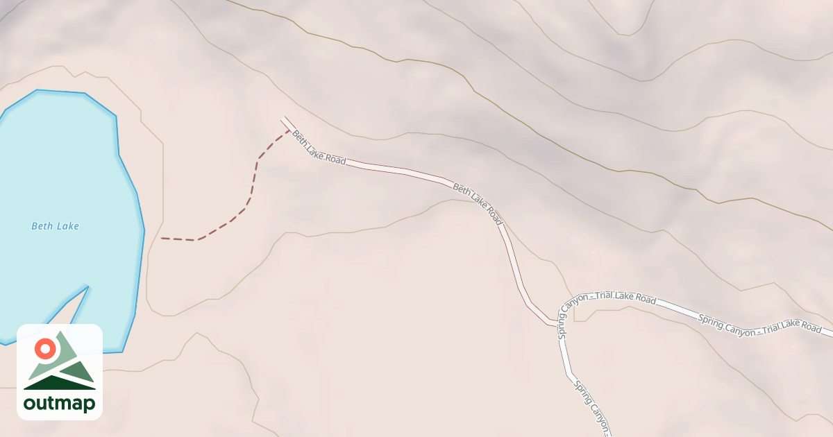Map of BETH LAKE