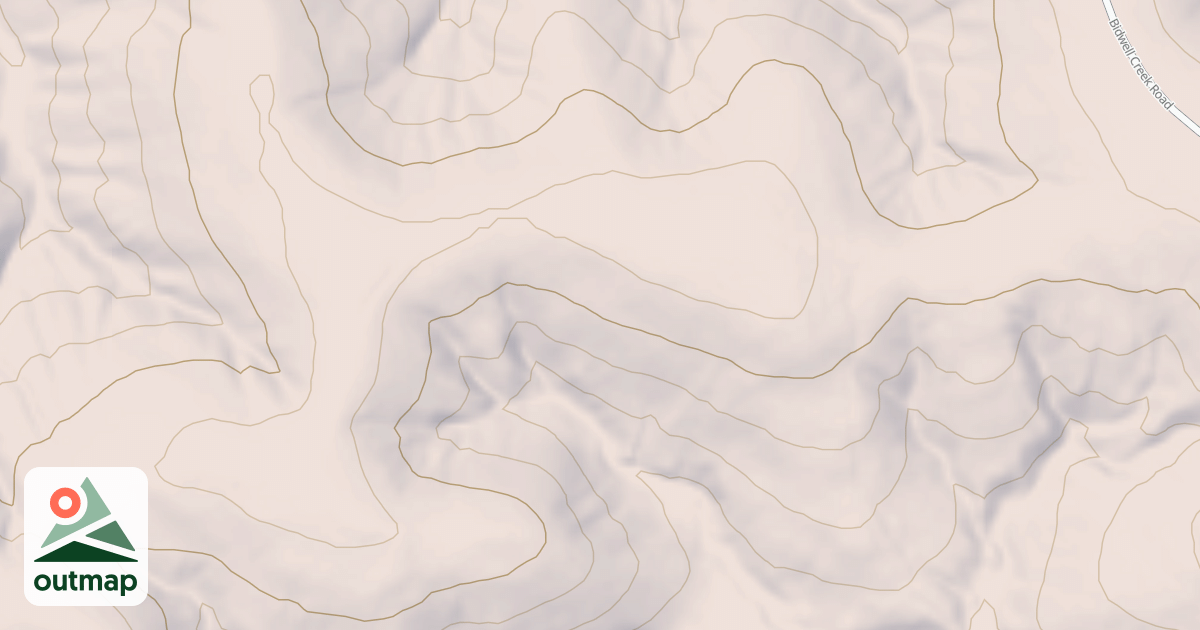 Map of SALINE PINEY RIDGE